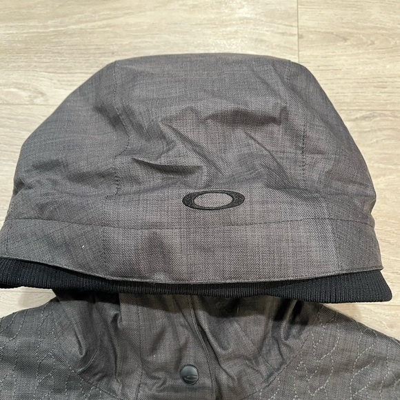 Oakley Pro Shell Jacket Size S Gray Zip Up Hooded - Picture 5 of 15